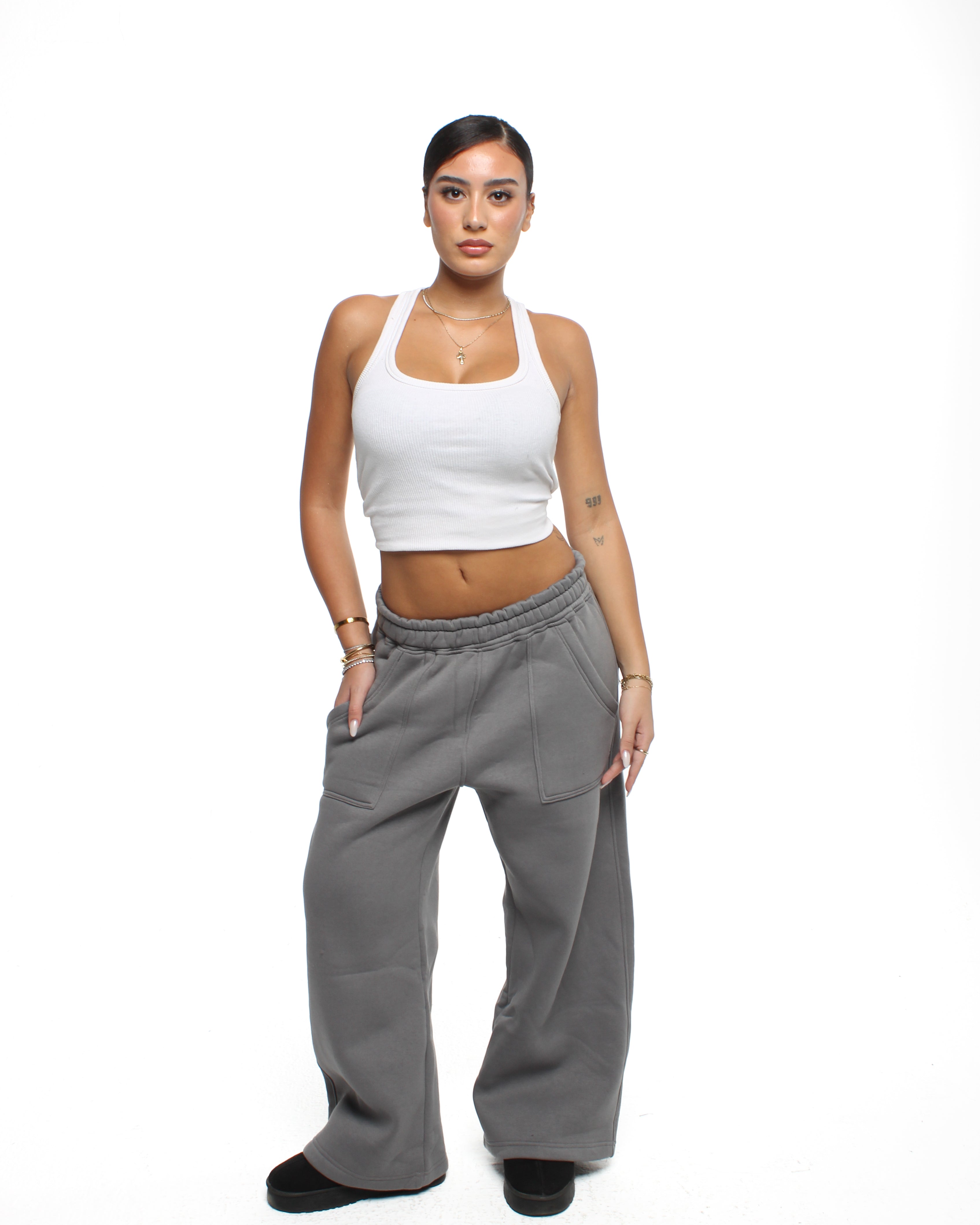 Grey Frequency Pants