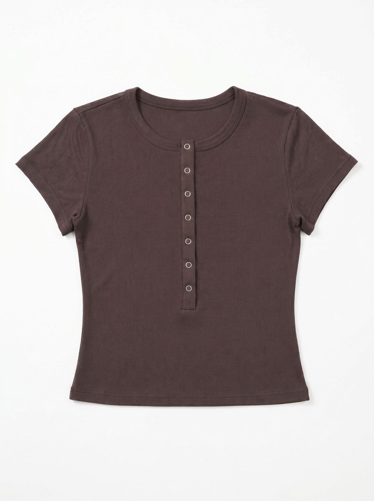 Espresso Brown Henley