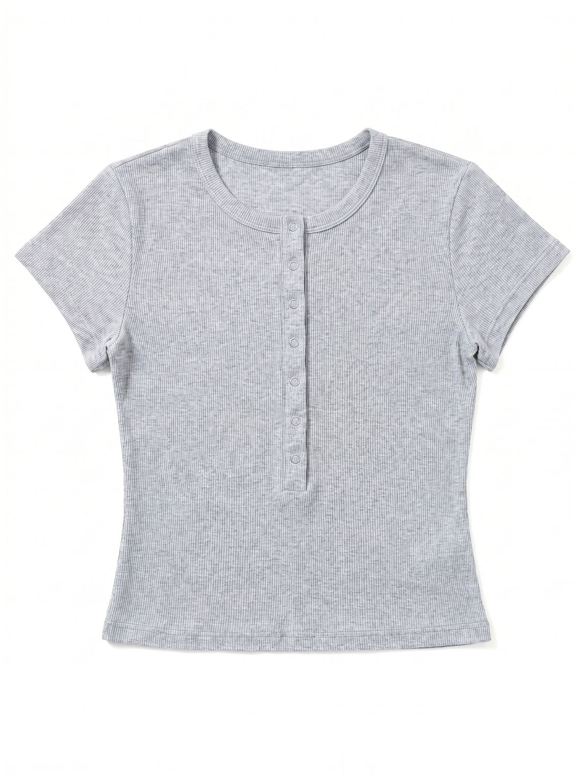 Heather Grey Henley