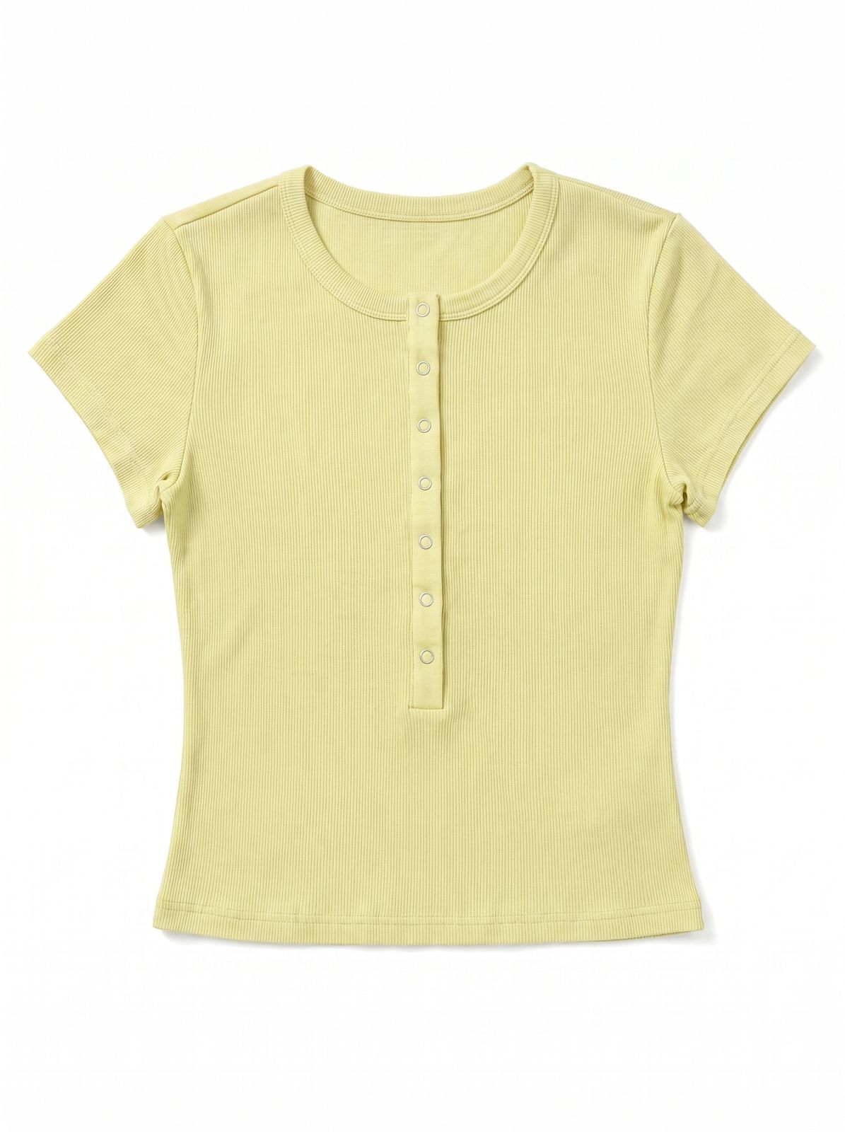 Butter Yellow Henley