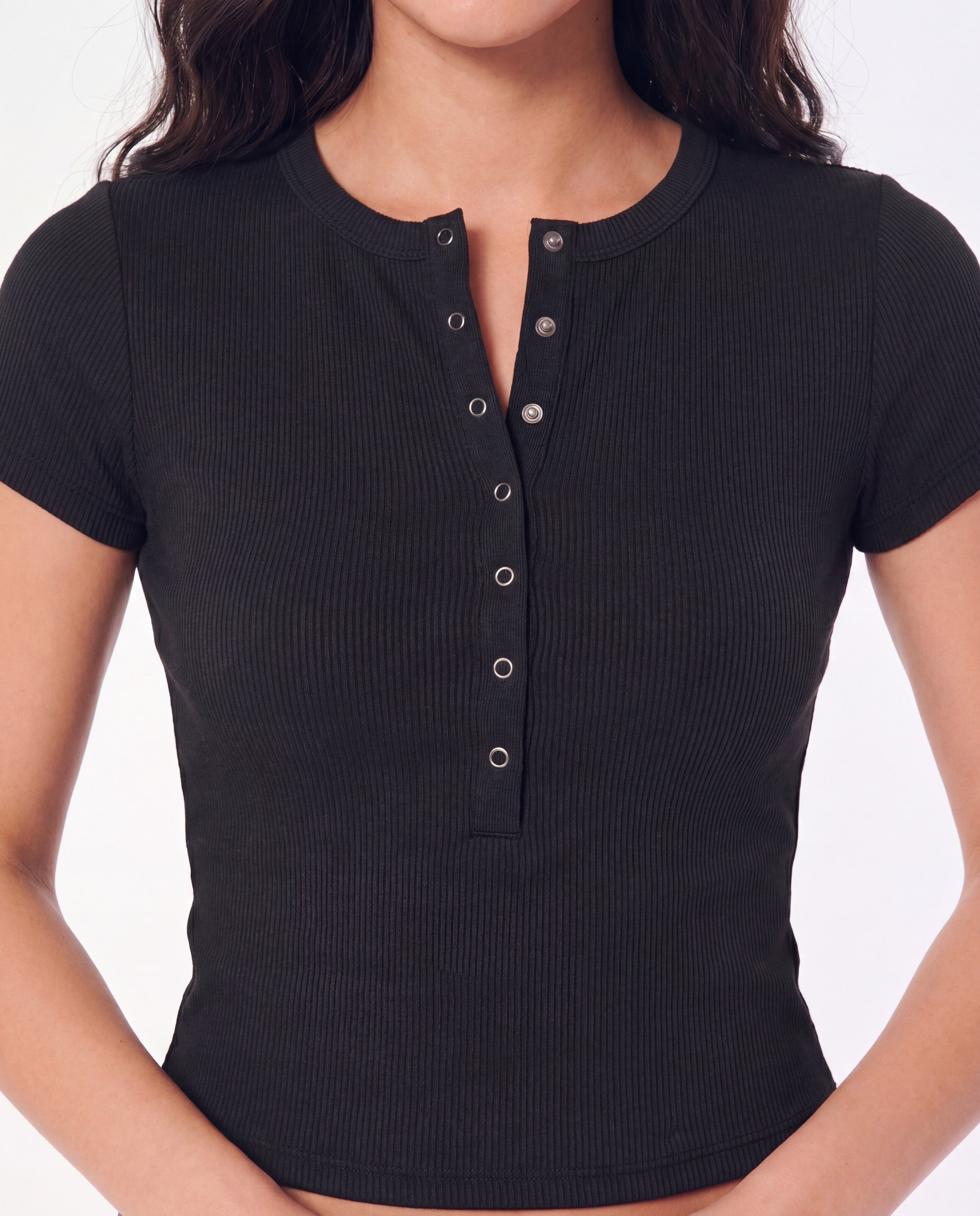 Jet Black Henley