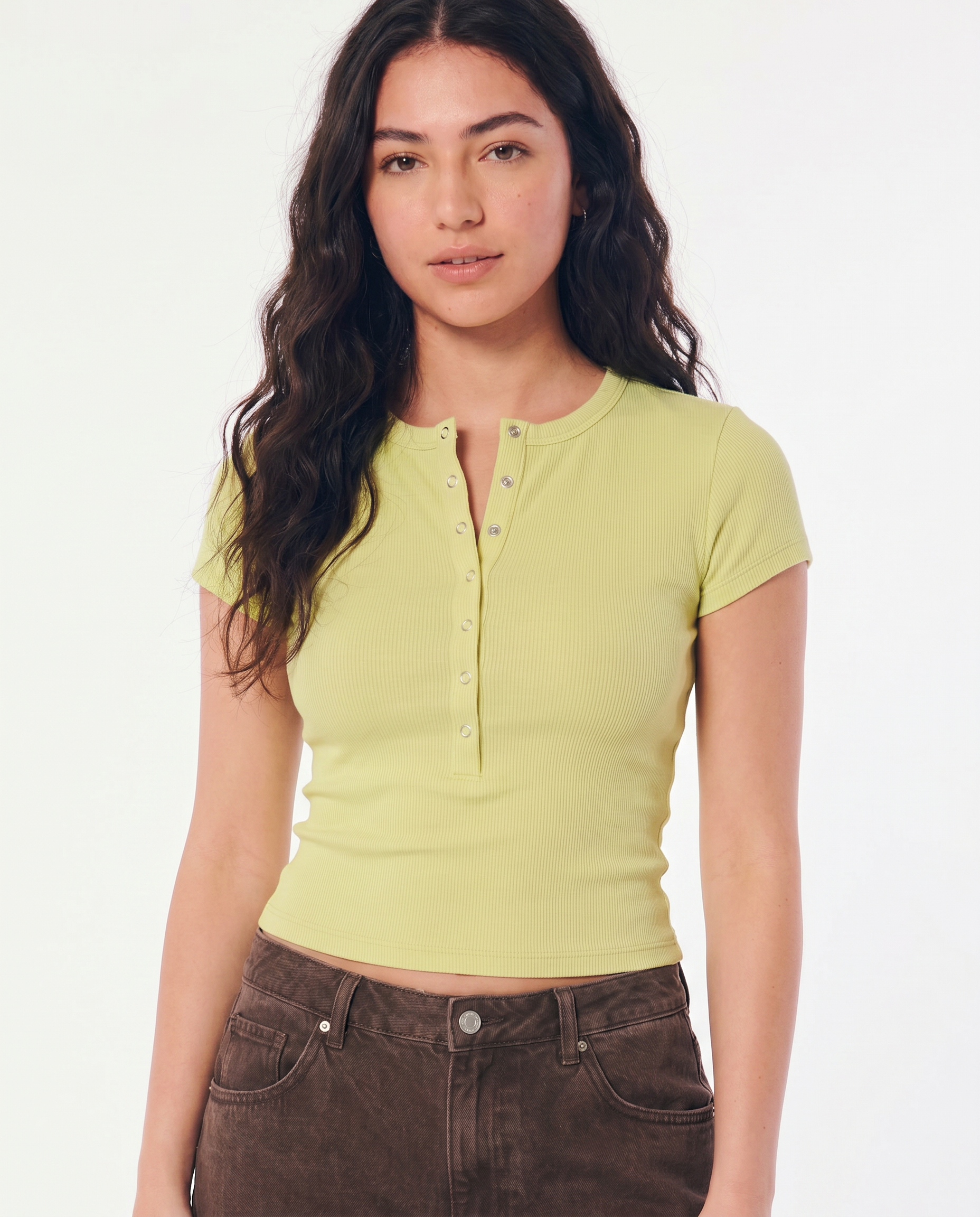 Butter Yellow Henley